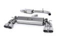 Catback výfuk Milltek VW Golf 7 R 2.0 TSI 300PS (14-16) - verze s rezonátorem - koncovky titanové (homologace) | 