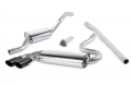 Downpipe back Milltek Audi Coupe UR Quattro 10v Turbo (81-89) - verze s rezonátorem - koncovka černá |