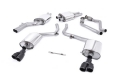 Catback výfuk Milltek Audi S5 B8 Sportback 3.0 TFSI Quattro (10-11) - verze s rezonátorem - koncovky černé GT (homologace) | 