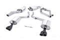 Catback výfuk Milltek Audi S4 B8 3.0 V6 Supercharged (09-12) - verze s rezonátorem - koncovky černé GT (homologace) | 