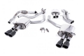 Catback výfuk Milltek Audi S4 B9 3.0 TFSI V6 Sedan/Avant sport. difer. (16-) - verze s rezonátorem - koncovky černé Oval (homologace) | 