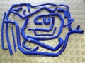 Silikonové hadice Roose Motosport Ford Focus Mk1 RS (98-04) - pomocné vedení |