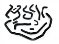 Silikonové hadice Roose Motosport Land Rover Defender TD4 130 2.2 TDCI (12-16) - pomocné vedení |