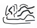 Silikonové hadice Roose Motosport Mitsubishi Lancer Evo 7/8/9 (01-07) - pomocné vedení |
