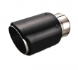 Koncovka výfuku Jap Parts karbonová - kulatá zkosená průměr 112mm - montážní průměr 63,5mm |