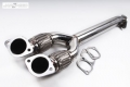 Středový díl k výfuku Y pipe Japspeed Nissan GT-R R35 - 2x 76mm > 76mm |