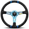 Volant Momo Ultra 350mm - černý/modrý - semiš | 