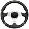 Volant Momo Millenium Sport 320mm - černý/stříbrný - kůže (homologace) | 