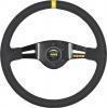 Volant Momo Modell 03 350mm - černý/černý - semiš | 