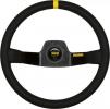 Volant Momo Modell 02 350mm - černý/černý - semiš | 