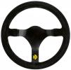 Volant Momo Modell 31 340mm - černý/černý - semiš | 