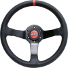 Volant Sparco Champion 330mm - černý/černý - kůže | 
