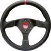 Volant Sparco R383 Champion 330mm - černý/červený - kůže | 