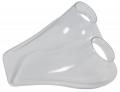 Přívod vzduchu Sandtler 240 x 215mm - průměr 2x 70mm - čirý | 