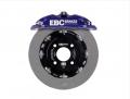 Přední a zadní brzdový kit 355mm EBC pro Ford Mustang GT 5.0 mimo Brembo (10-14) - modrá | 