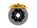 Přední a zadní brzdový kit 355mm EBC pro Ford Mustang GT 5.0 mimo Brembo (10-14) - žlutá |