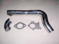 Nerezový kit na zakázkový downpipe s T3/T4 přírubou | 