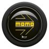 Tlačítko klaksonu Momo pro sportovní volant - černé/žluté | 