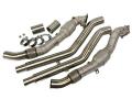 Downpipes se sportovními katalyzátory a středové díly MTC Motorsport Audi RS6 / RS7 C7/C7.5 4G Avant 4.0 TFSI V8 (13-19) | 