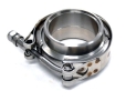 V-band set 45mm (1.75 palce) - spona + příruby s auto zámkem nerez