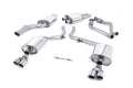 Catback výfuk Milltek Audi S5 B8 Sportback 3.0 TFSI Quattro (10-11) - verze s rezonátorem - koncovky leštěné GT (homologace) | 