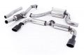 Turboback výfuk Milltek VW Scirocco Mk3 R (09-16) - verze s rezonátorem - koncovky černé Oval |