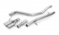 Catback výfuk Milltek VW Transporter T5 SWB 2.5 TDi 130/174PS (03-09) - verze bez rezonátoru - koncovka leštěná | 