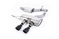 Catback výfuk Milltek VW Golf 6 R 2.0 TSI 270PS (09-13) - verze s rezonátorem - koncovky černé (homologace) | 