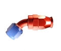 Fitinka koleno 45° D-10 (AN10) 7/8x14-UNF - teflonová PTFE hadice |