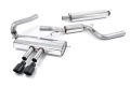 Catback výfuk Milltek Ford Focus Mk3 ST 2.0 EcoBoost kombi/sedan/limousine (12-) - verze s rezonátorem - koncovky černé (homologace) | 