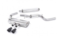 Catback výfuk Milltek Ford Focus Mk3 ST 2.0 EcoBoost 5-dv. hatchback (12-) - verze s rezonátorem - koncovky černé (homologace) | 