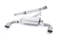 Secondary catback výfuk Milltek Subaru BRZ 2.0 (12-) - verze s rezonátorem - koncovky titanové (homologace) | 