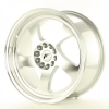 Alu kolo Japan Racing JR15 17x9 ET25 4x100/108 Machined Silver | 