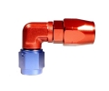 Fitinka koleno 90° D-08 (AN8) 3/4x16-UNF - cutter-system - šroubovací (zesílená s ostrým úhlem) |